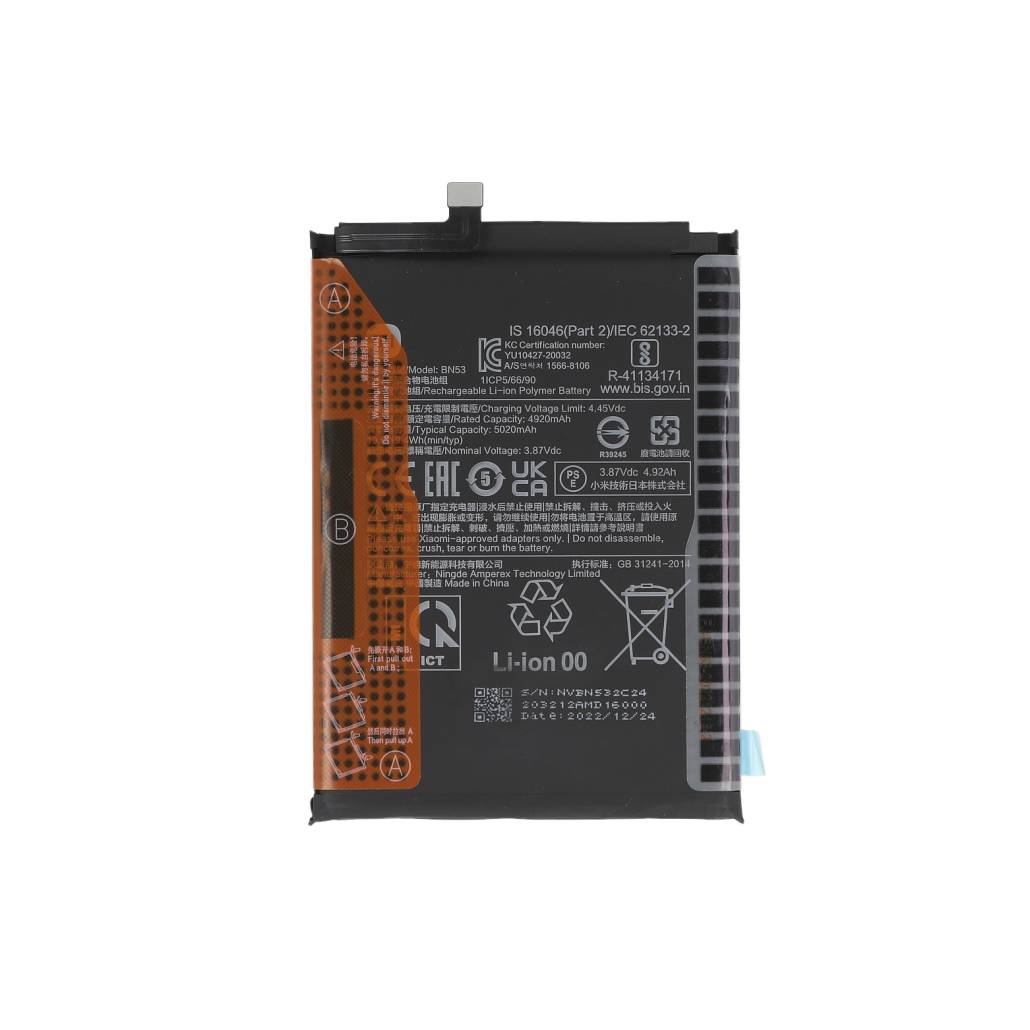 Xiaomi Redmi Note 9 Pro, Redmi Note 10 Pro Battery BN53 Original