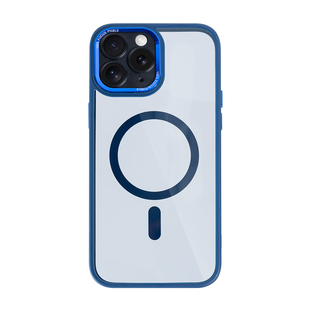 Rixus Classic 04 Case With MagSafe For iPhone 11 Pro Max Dark Blue