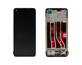 Oppo A74 4G CHP2219, F19 CPH2219 Display And Digitizer With Frame Prism Black Service Pack
