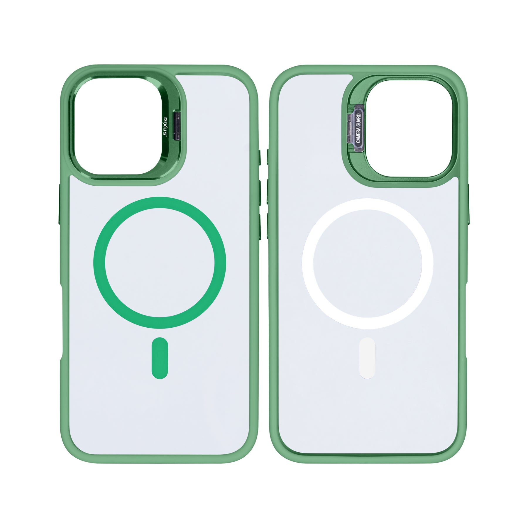 Rixus Classic 03 Case With MagSafe For iPhone 16 Plus Light Green