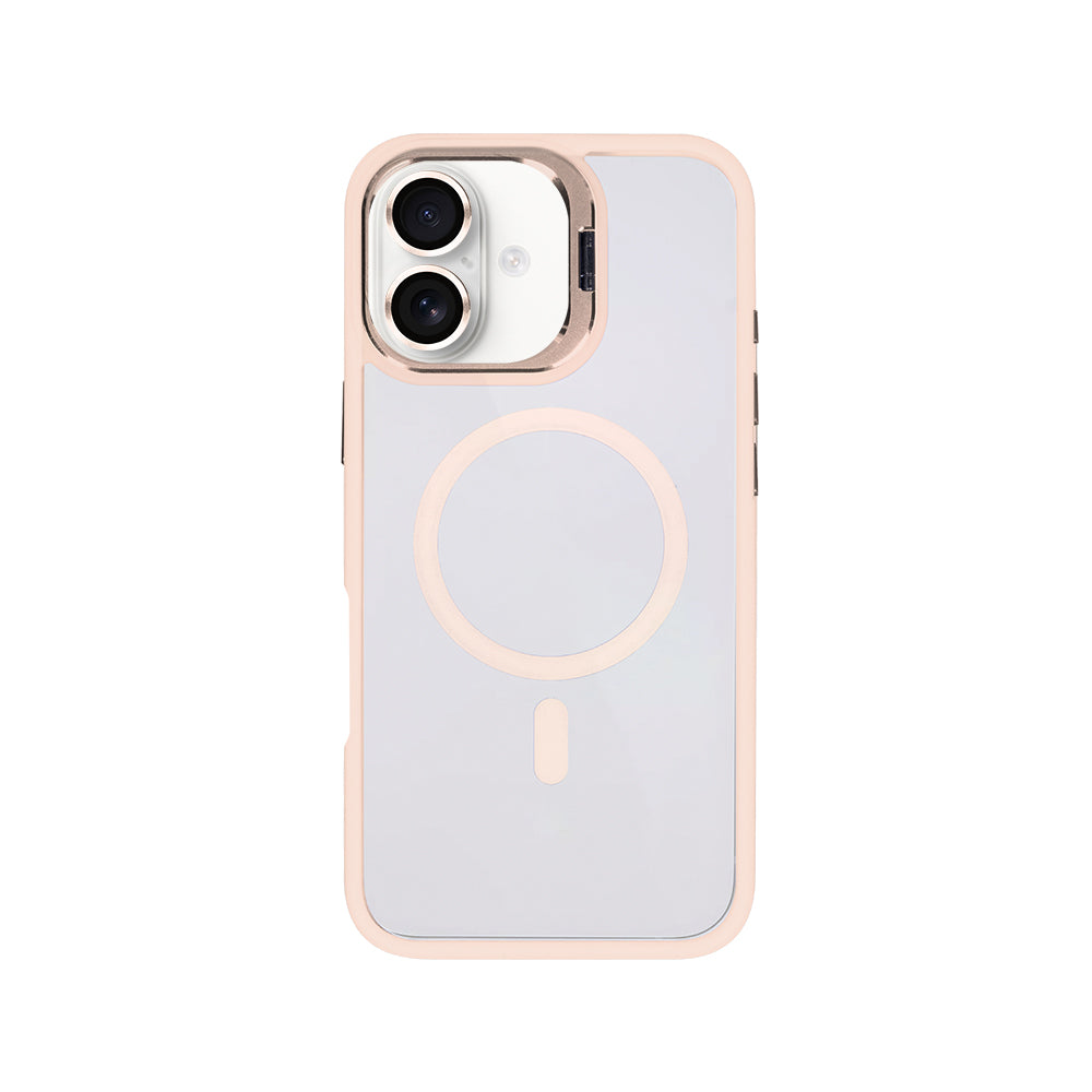 Rixus Classic 03 Case With MagSafe For iPhone 16 Plus Light Pink