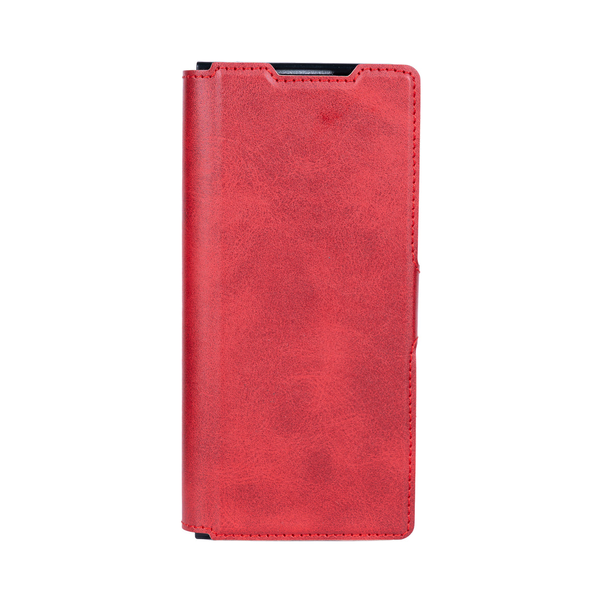 Rixus Wallet Case For Samsung Galaxy Z Fold 4 With Pen Holder Red