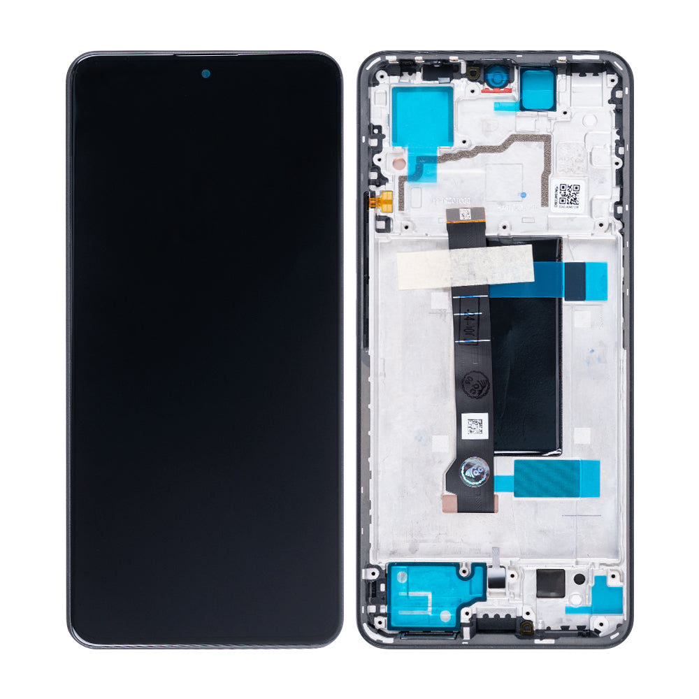 Xiaomi Redmi Note 13 Pro 5G (2312DRA50C, 2312CRAD3C) Display And Digitizer With Frame Black OEM