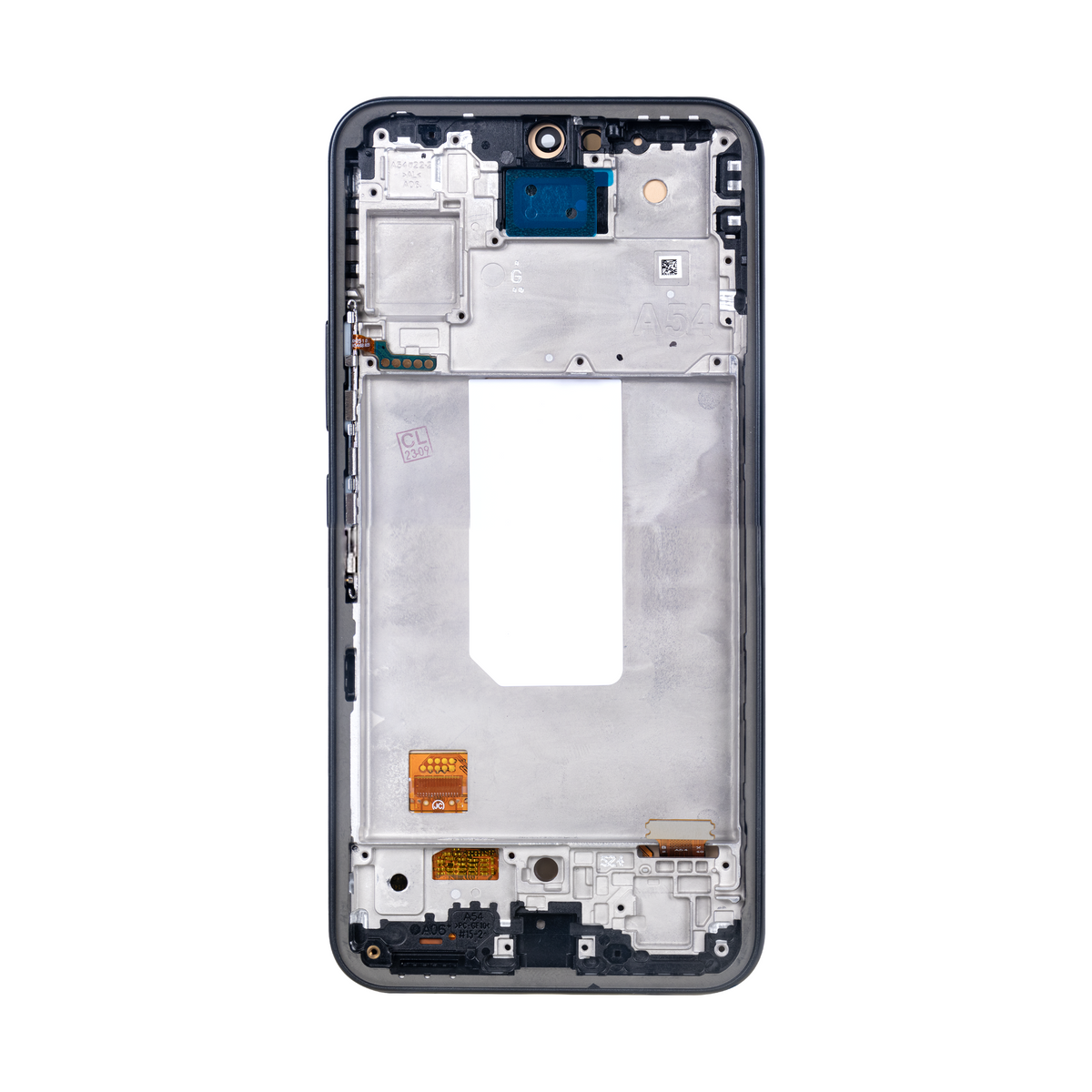 Samsung Galaxy A54 5G A546B Display And Digitizer With Frame Black Soft-OLED