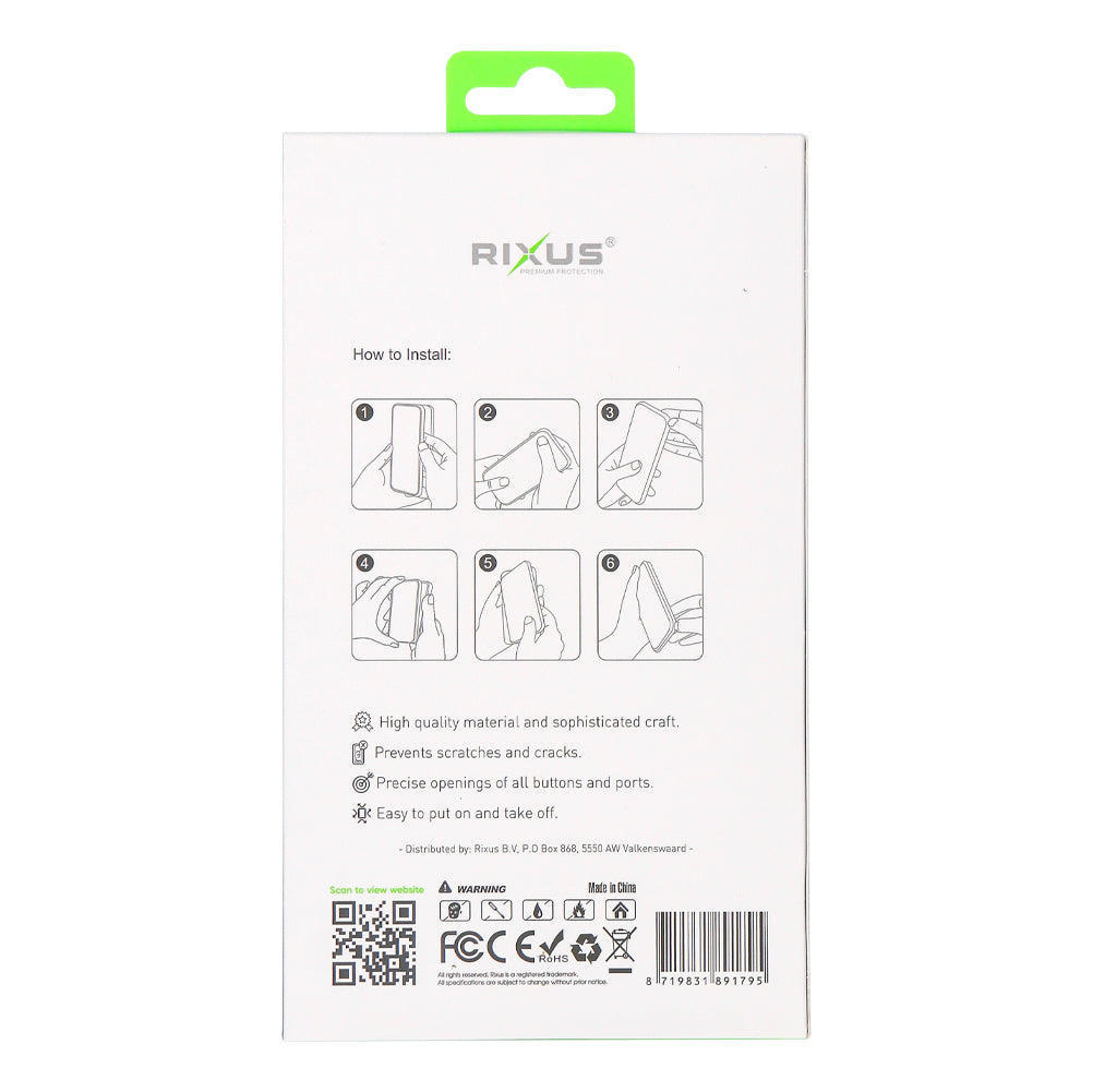 Rixus Classic 02 Case With MagSafe For iPhone 14 Pro Max Black