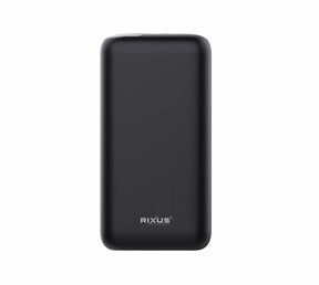 Rixus RXPB62 22.5W Super Fast Power Bank 30.000mAh 2USB+1PD OutPut Black