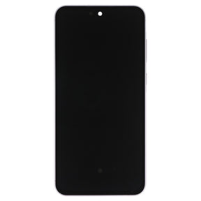 Samsung Galaxy A55 A556B Display And Digitizer With Frame Lilac Pre-assembled