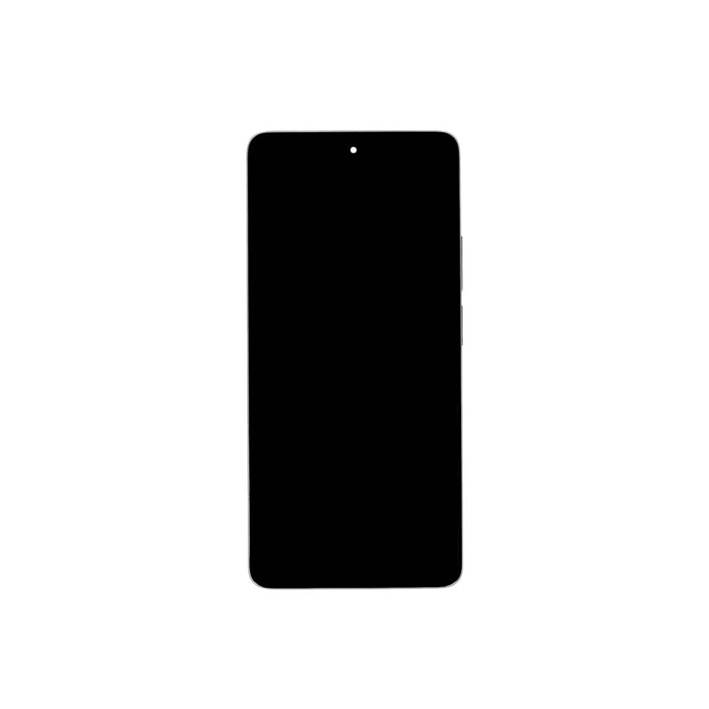Xiaomi 11T, 11T Pro Display And Digitizer With Frame Silver Service Pack