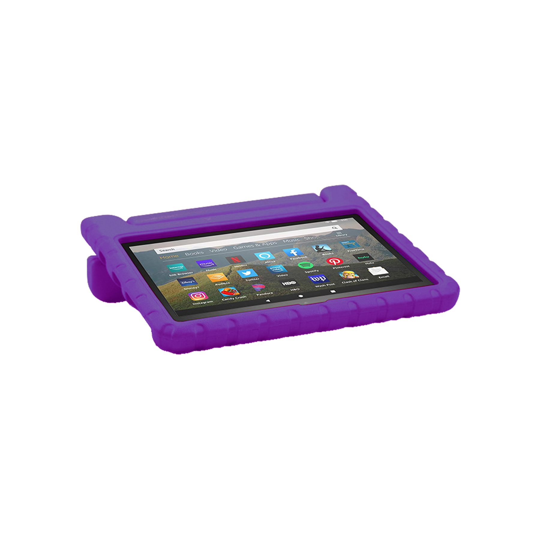 Rixus RXTC06 Tablet Kids Case iPad Air 1,9.7, iPad 5, iPad 2,9.7 iPad 6, iPad Pro 9.7, iPad 7 Purple