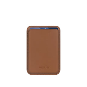 Rixus RXCH10B Card Holder With Magsafe Brown