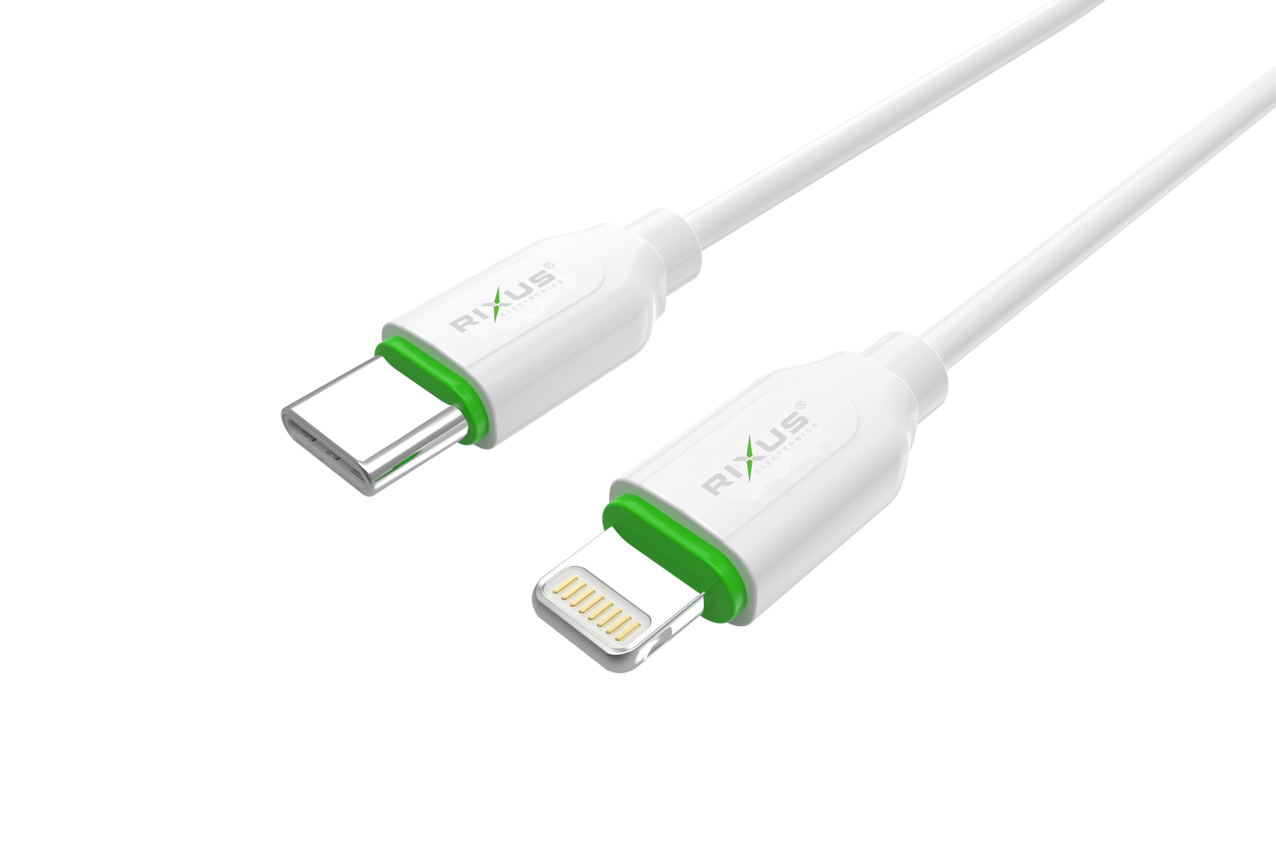 Rixus RX2022 Data Sync And Fast Charge Cable Type-C To Lightning 100CM