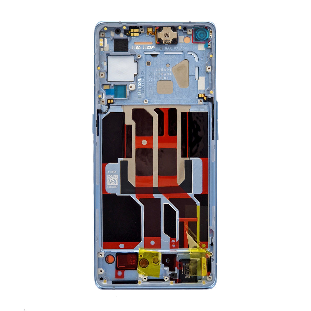 Oppo Reno 6 Pro 5G CPH2249, 6 Pro Plus 5G PENM00 Display And Digitizer With Frame Blue Service Pack