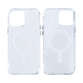 Rixus For iPhone 13 Pro Max Crystal Clear Anti-shock TPU With MagSafe