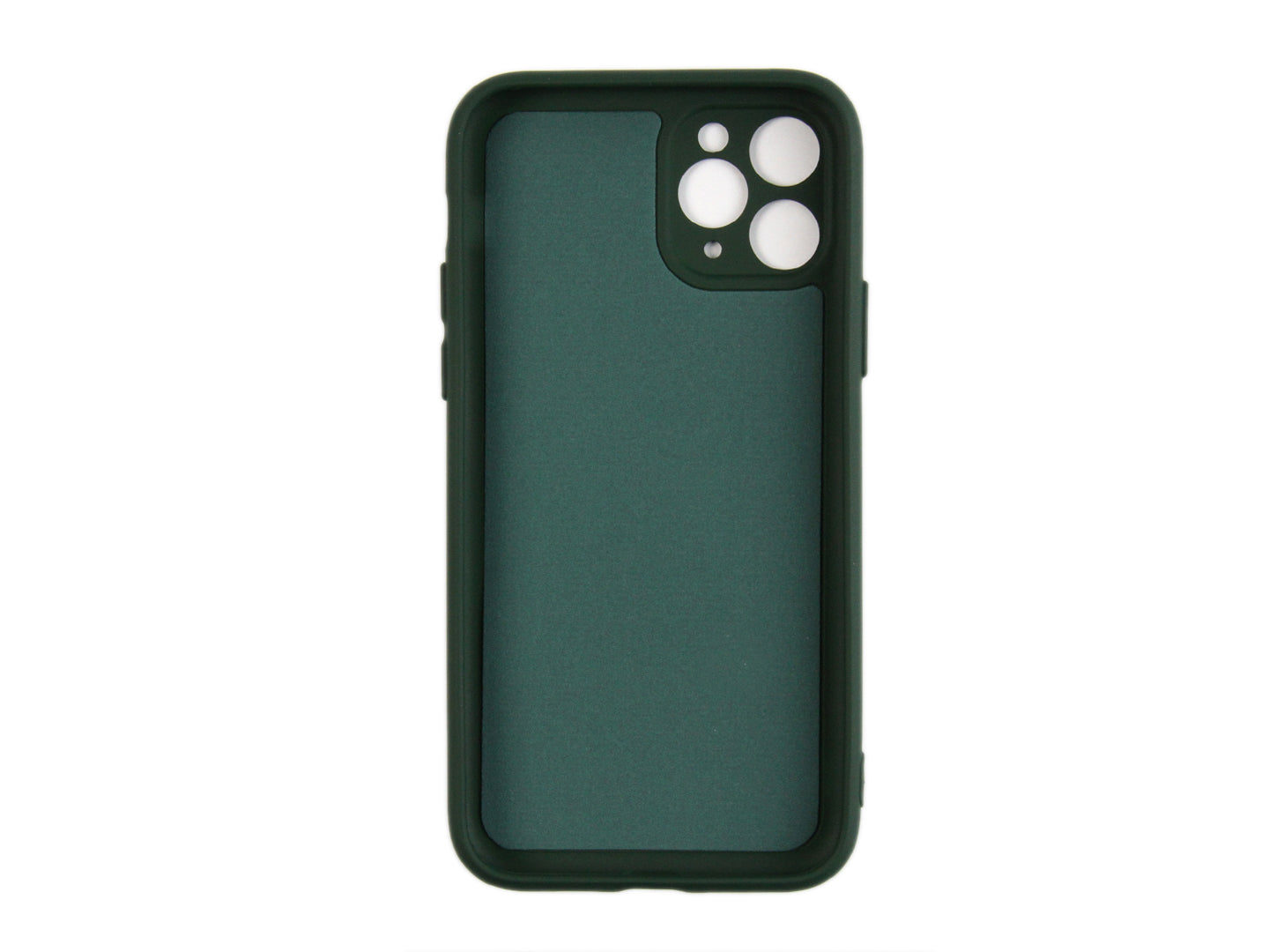 Rixus For iPhone 11 Pro Soft TPU Phone Case Dark Green