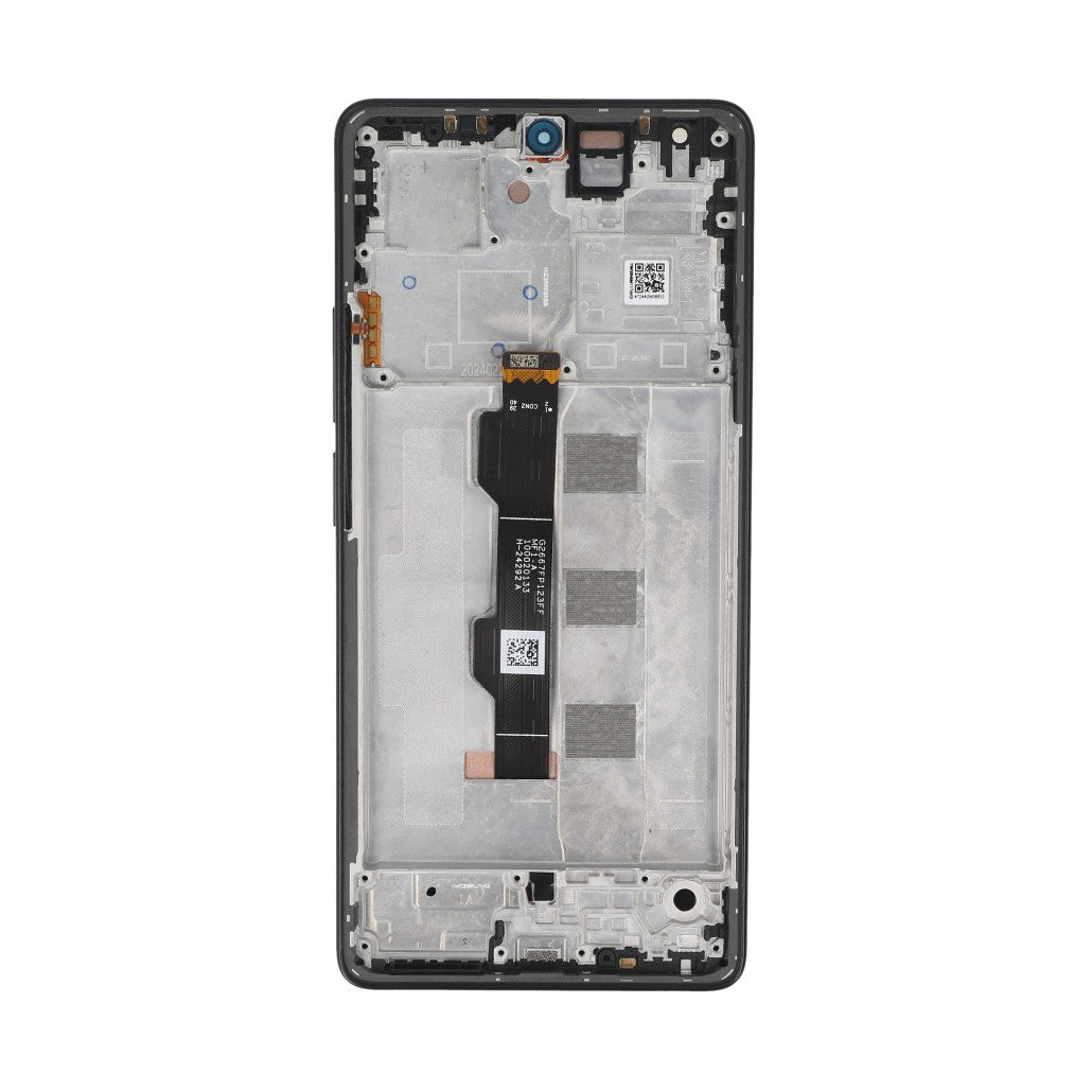 Xiaomi Redmi Note 13 Pro 4G Display And Digitizer With Frame Midnight Black Service Pack