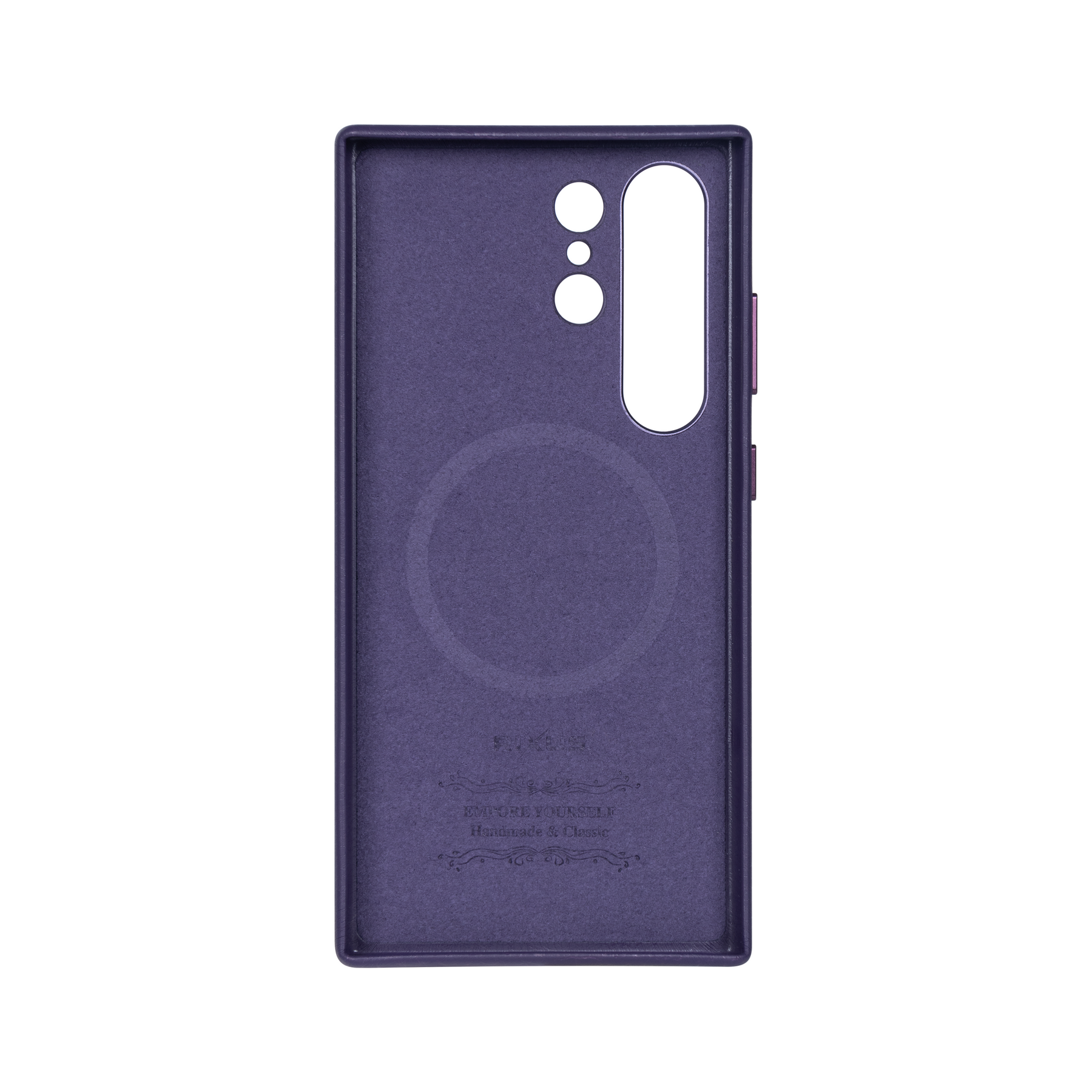 Rixus Classic 02 Case With MagSafe For Samsung Galaxy S24 Ultra S928B Purple