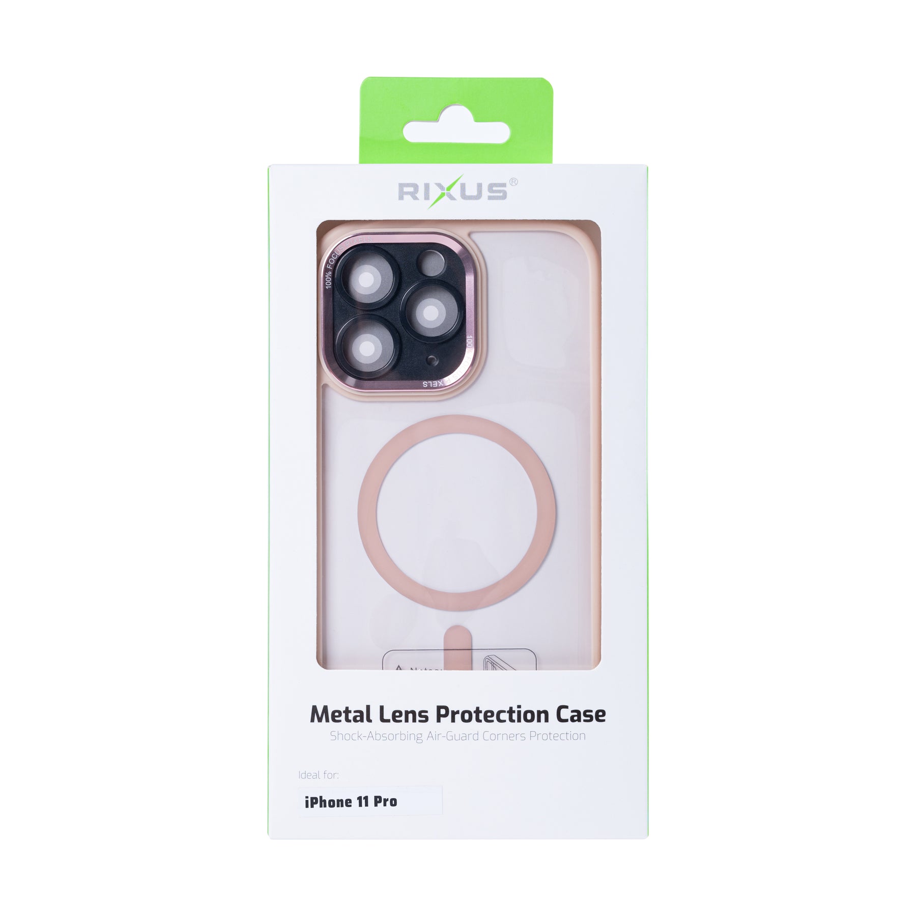 Rixus Classic 04 Case With Magsafe For iPhone 11Pro Pink