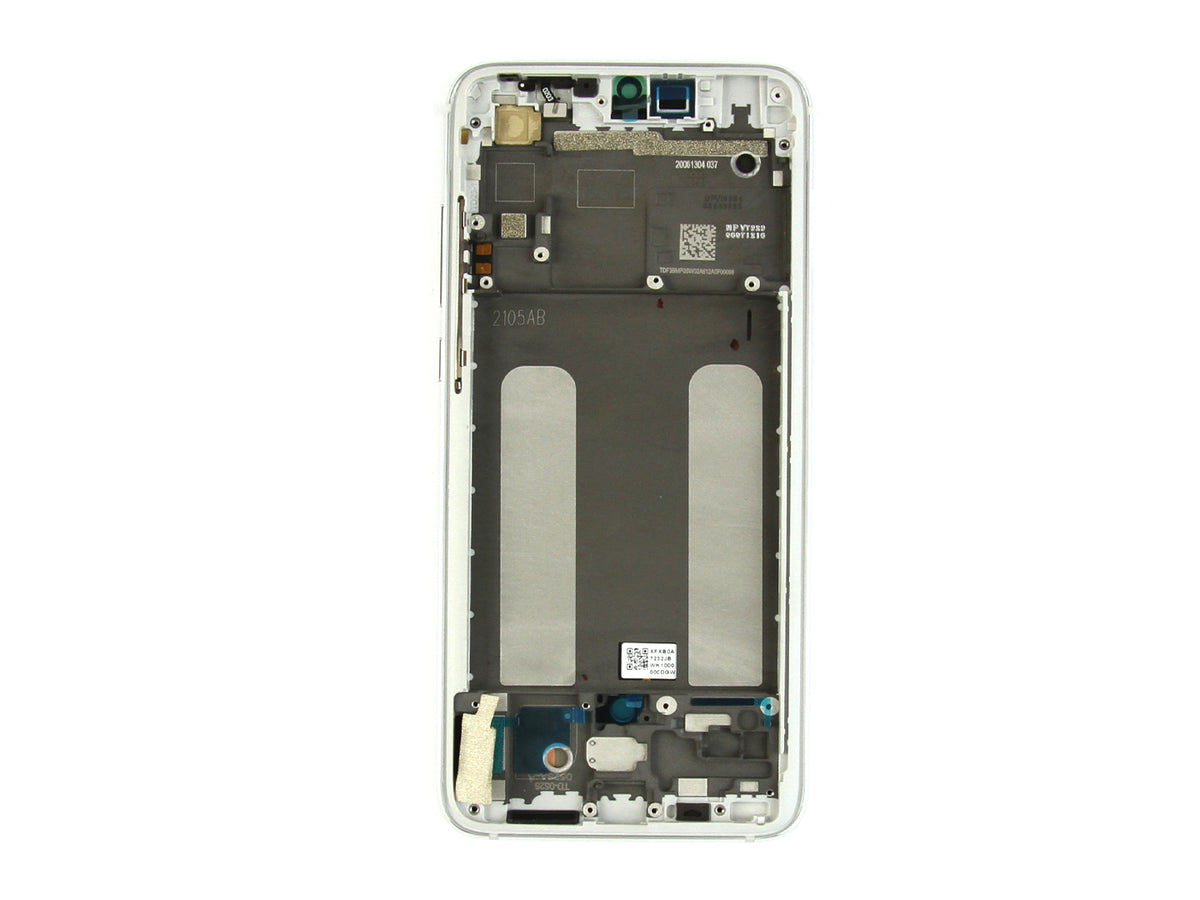 Xiaomi Mi 9 Lite M1904F3BG Display And Digitizer With Frame Pearl White Service Pack