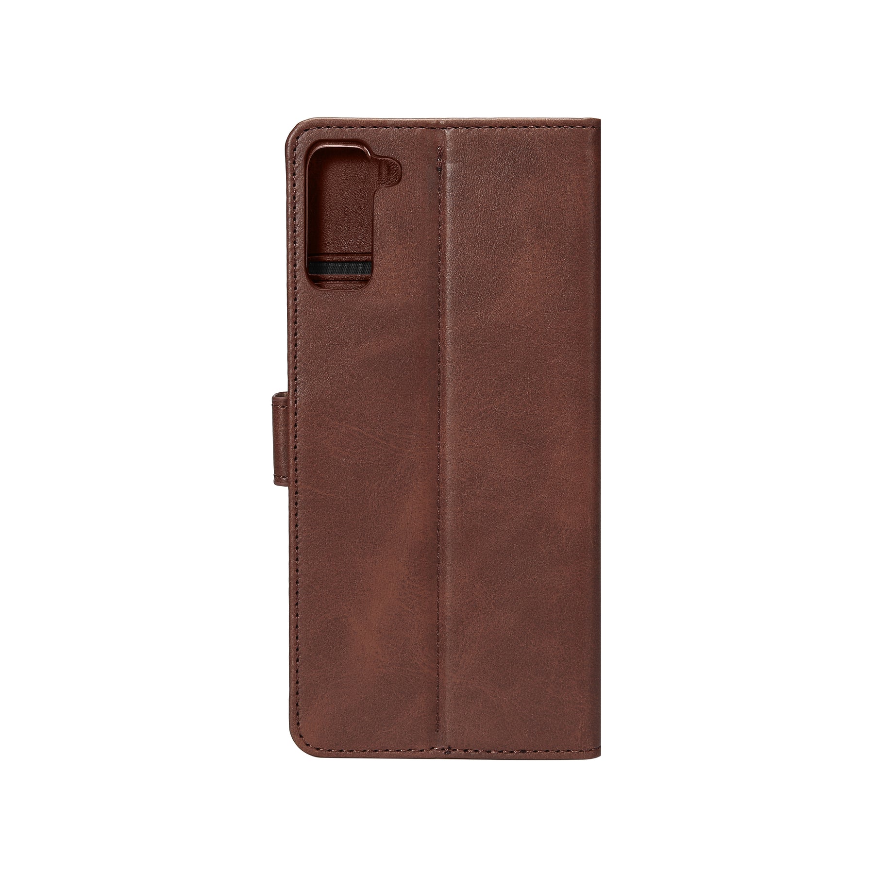 Rixus Bookcase For Samsung Galaxy S21 Plus G996B Brown