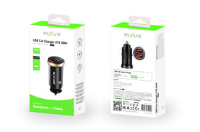 Rixus RXC58 QC3.0+PD Fast Car Charger 20W