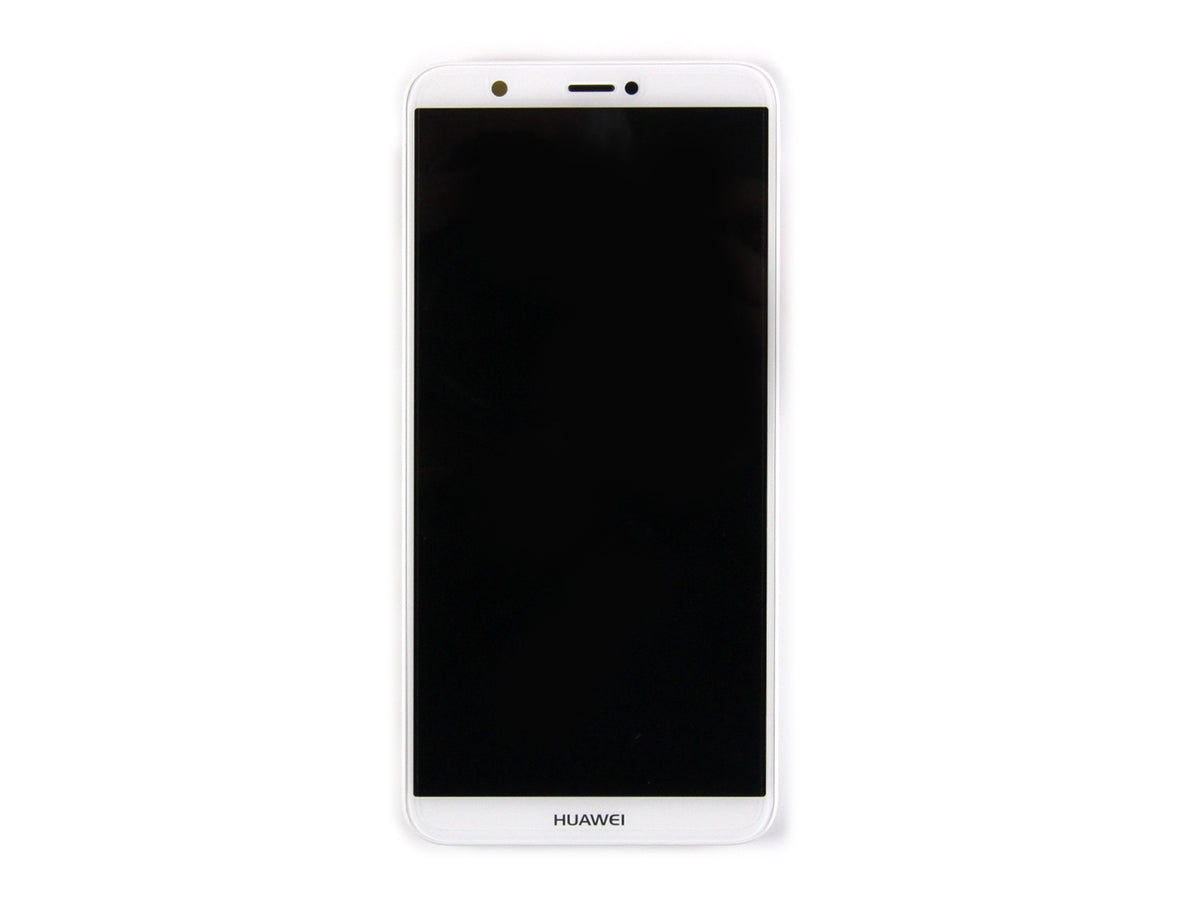 Huawei P Smart Display And Digitizer With Frame White Service Pack