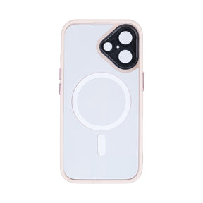 Rixus Classic 04 Case With MagSafe For iPhone 16 Plus Pink