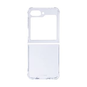 Rixus For Samsung Galaxy Z Flip6 Anti-Burst Case Clear