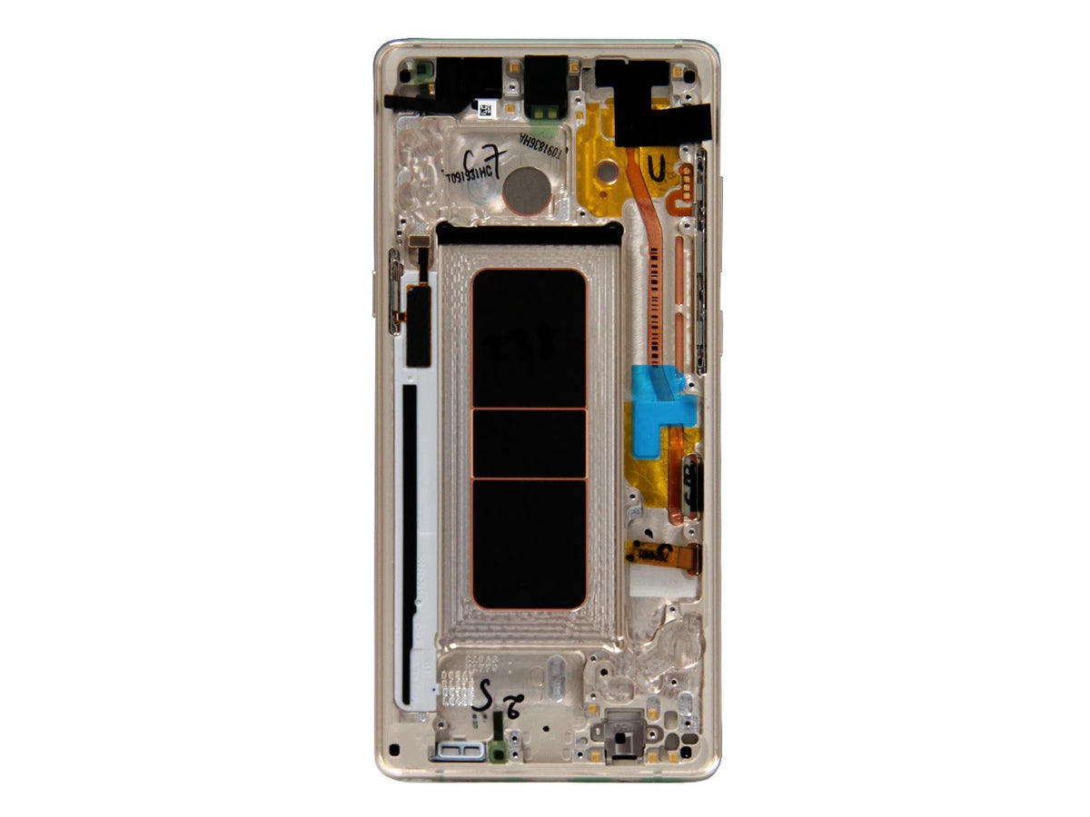 Samsung Galaxy Note 8 N950F Display And Digitizer Complete Maple Gold Service Pack