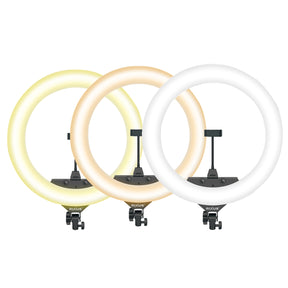 Rixus RXLG14 Selfie Ring Light And Holder Stick 14 inch