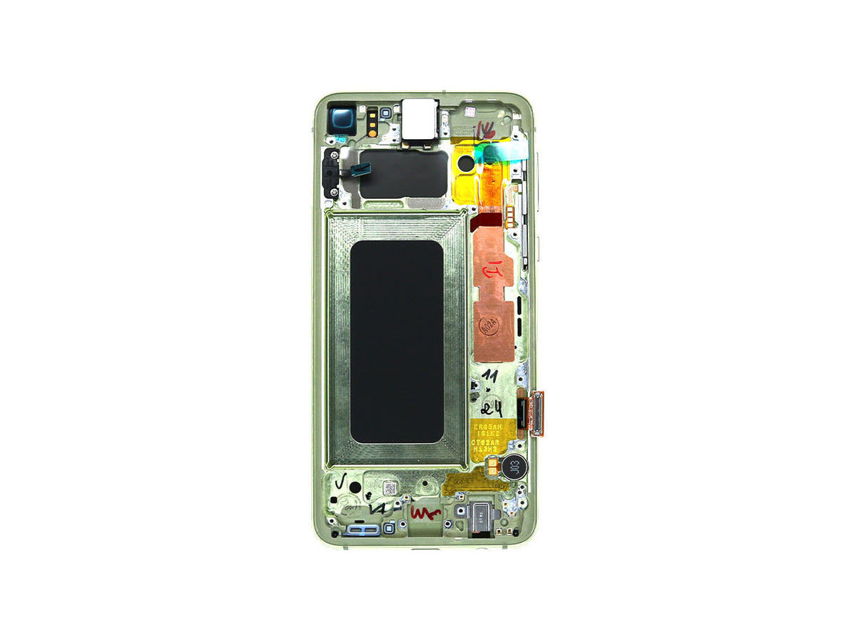 Samsung Galaxy S10e G970F Display And Digitizer Complete Canary Yellow Service Pack