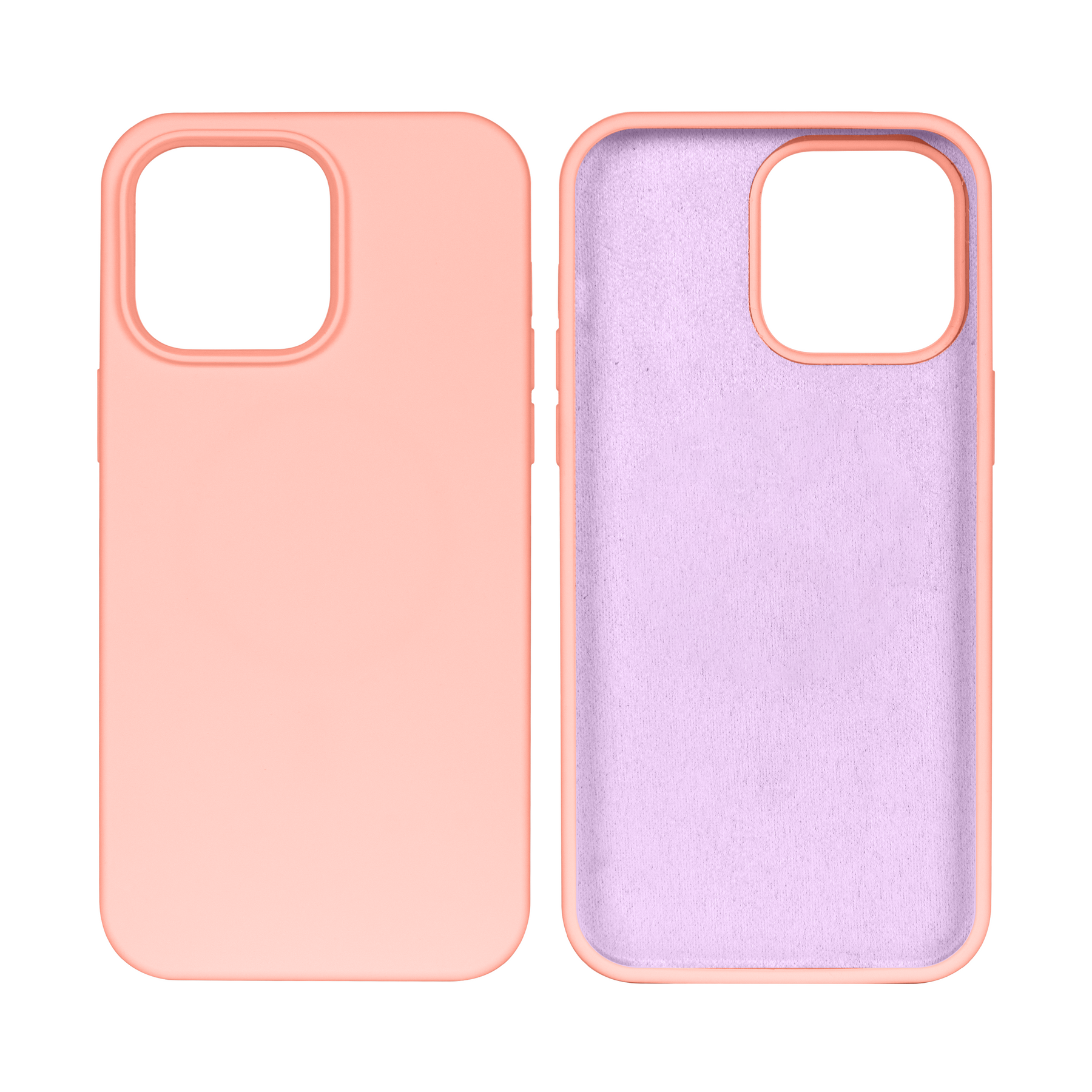 Rixus For iPhone 15 Plus Soft TPU Phone Case Pink