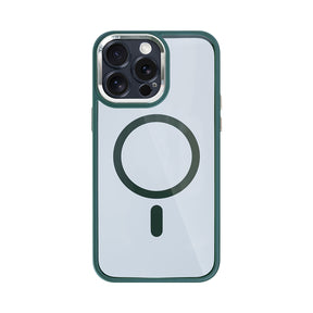 Rixus Classic 04 Case With MagSafe For iPhone 16 Pro Dark Green