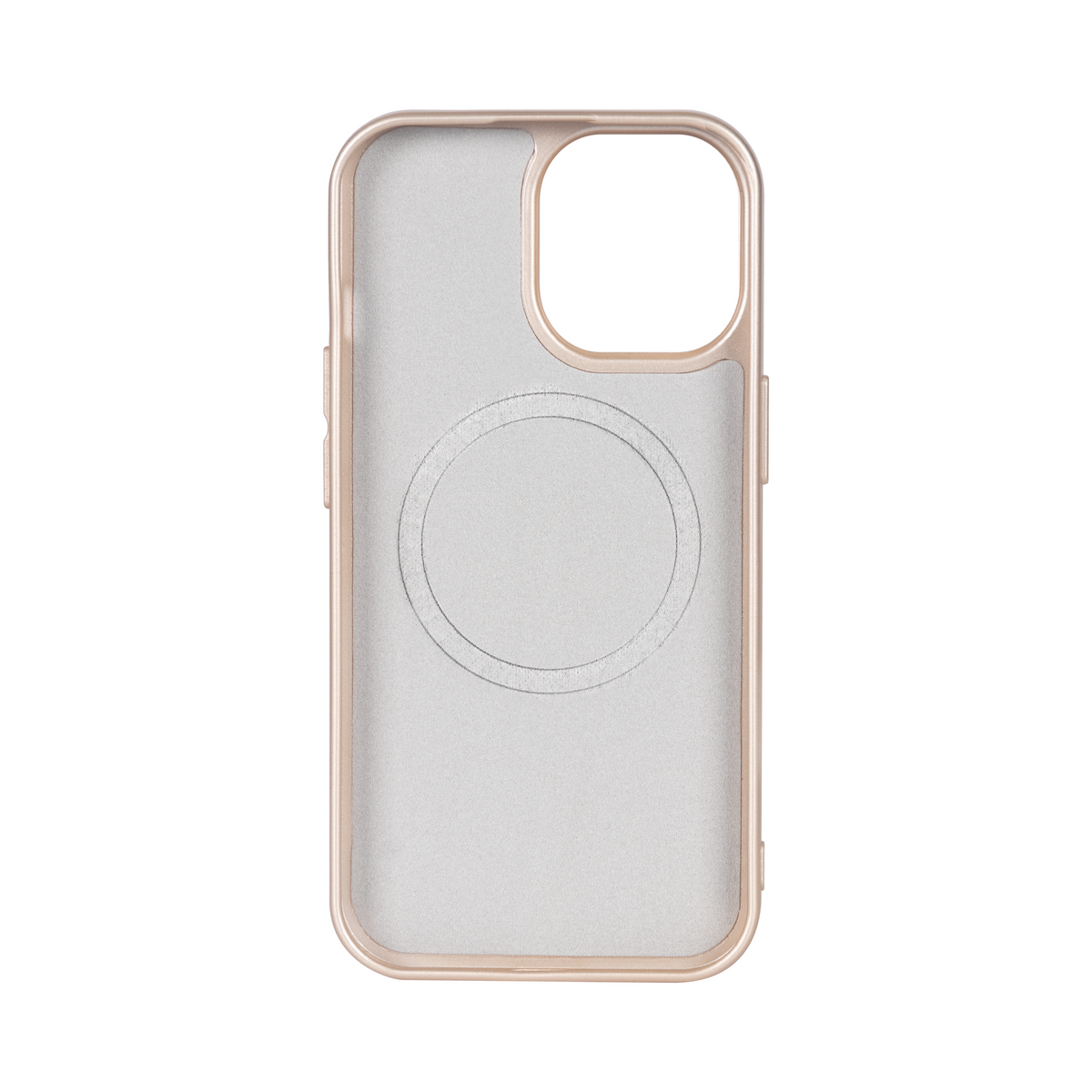 Rixus For iPhone 12 Pro Max Soft TPU Phone Case With MagSafe Gold