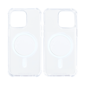 Rixus For iPhone 12 Pro Max Anti-Burst Case With Magsafe Transparent