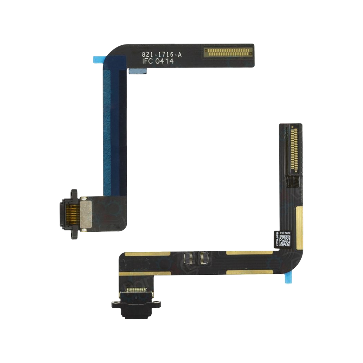 For iPad Air, iPad 9.7 (5th Gen. 2017, 6th Gen. 2018) System Connector Flex Black