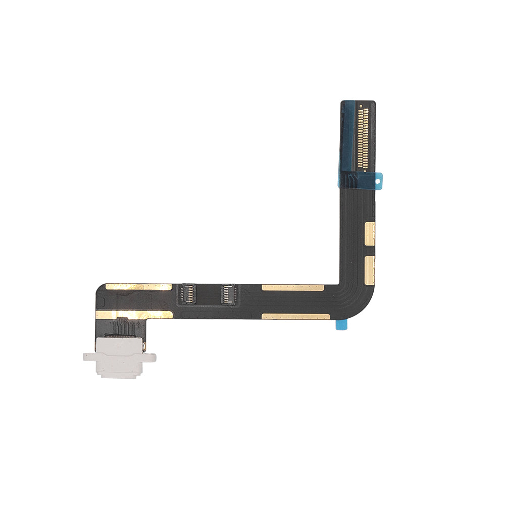 For iPad 9 (2021) 10.2, iPad 8 (2020) 10.2, iPad 7 (2019) 10.2 System Connector Flex White