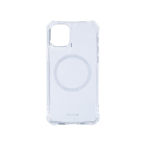 Rixus For iPhone 11 Armor-X Anti Shock Case With MagSafe Transparent