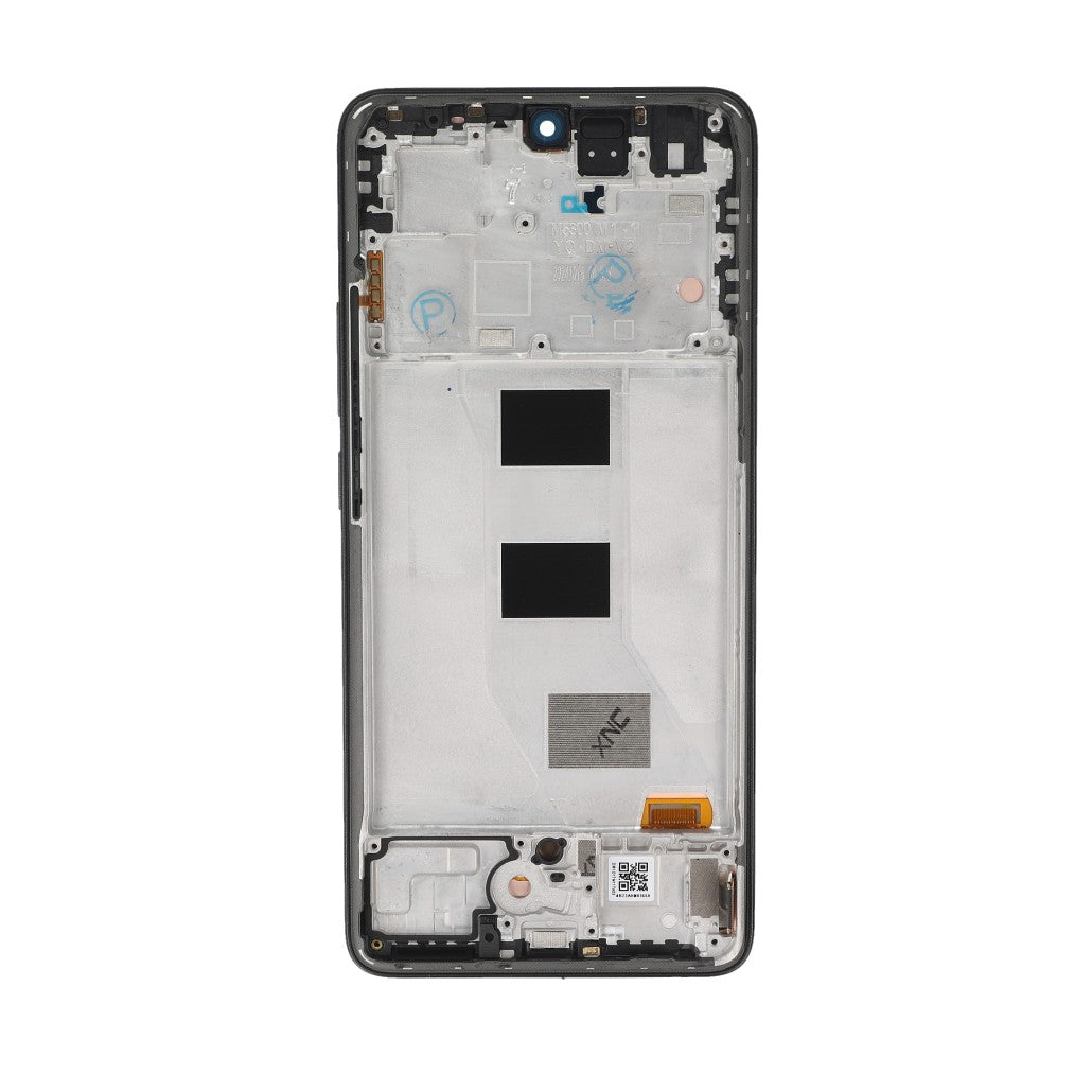 Xiaomi Redmi Note 14 5G Display And Digitizer With Frame Midnight Black Service Pack