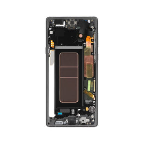 Samsung Galaxy Note 9 N960F Display And Digitizer With Frame Midnight Black Service Pack