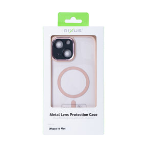 Rixus Classic 04 Case With MagSafe For iPhone 14 Plus Pink