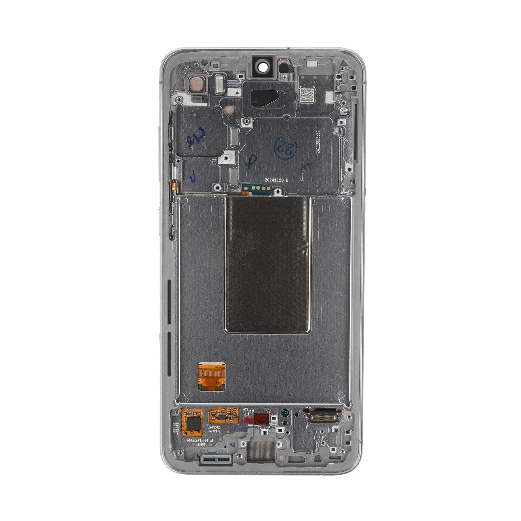 Samsung Galaxy S24 FE S721B Display And Digitizer With Frame Silver Assembled