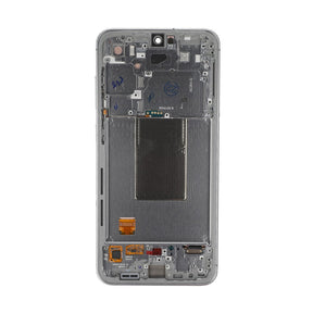 Samsung Galaxy S24 FE S721B Display And Digitizer With Frame Silver Assembled
