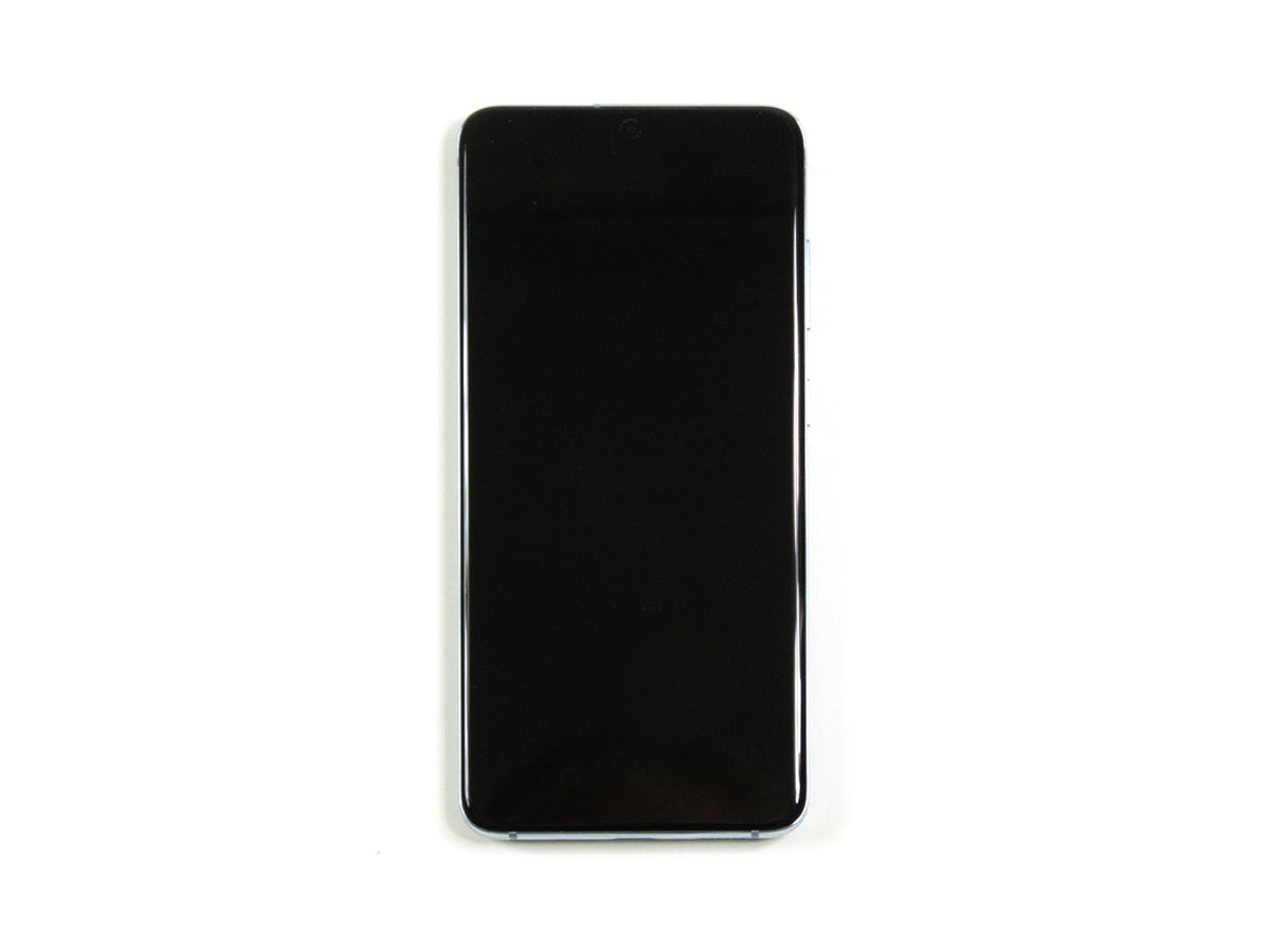 Samsung Galaxy S20 G980F, S20 5G G981F Display And Digitizer With Frame Cloud Blue Service Pack