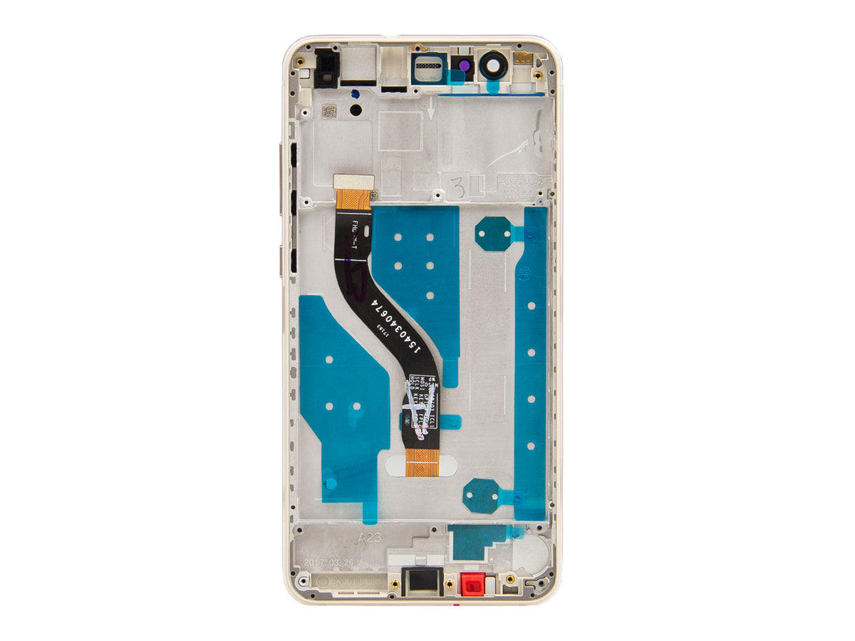 Huawei P10 Lite Display and Digitizer With Frame Gold Compatible