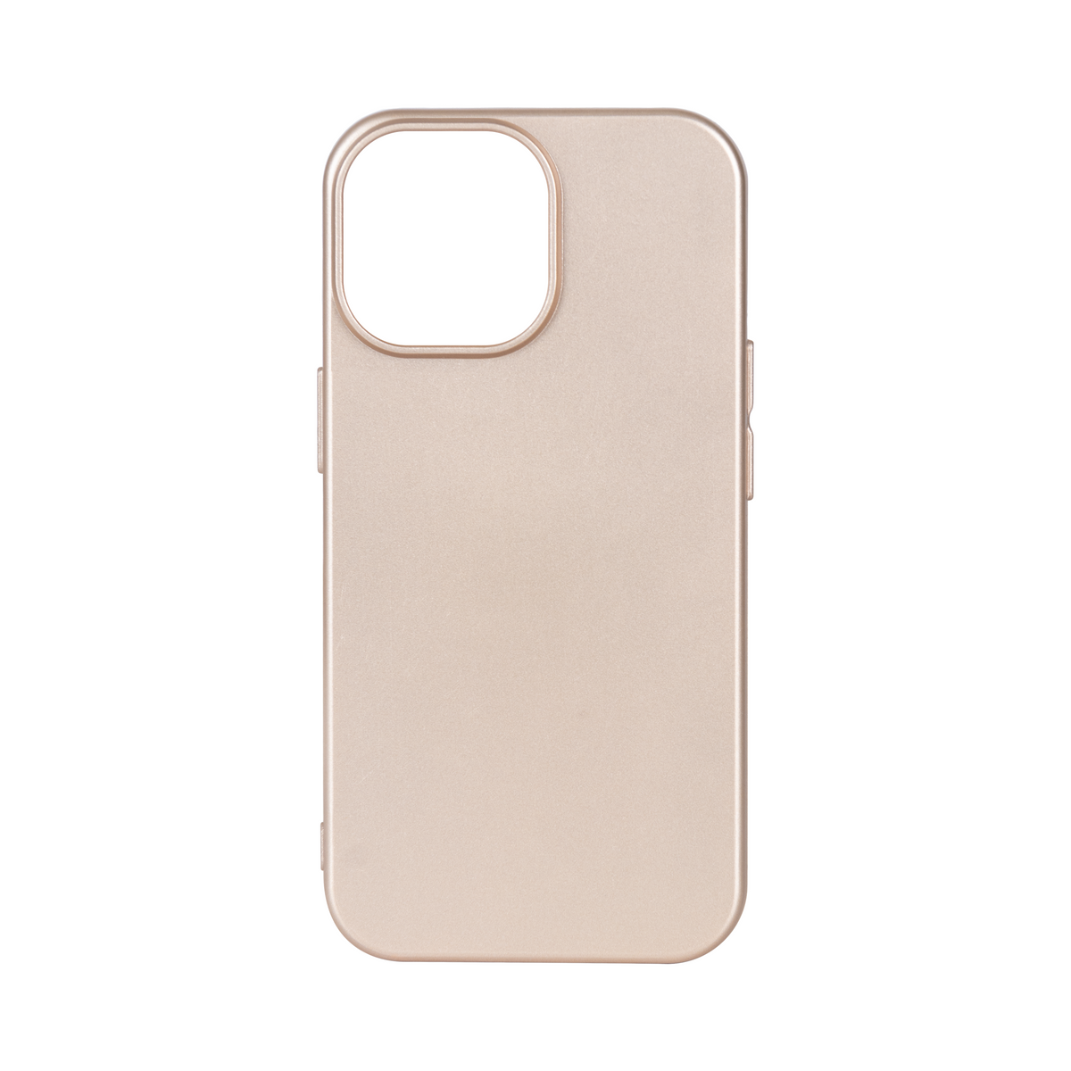 Rixus For iPhone 15 Plus Soft TPU Phone Case Gold