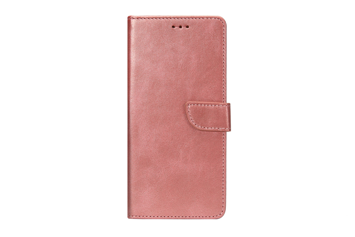 Rixus Bookcase For iPhone 15 Pro Max Pink