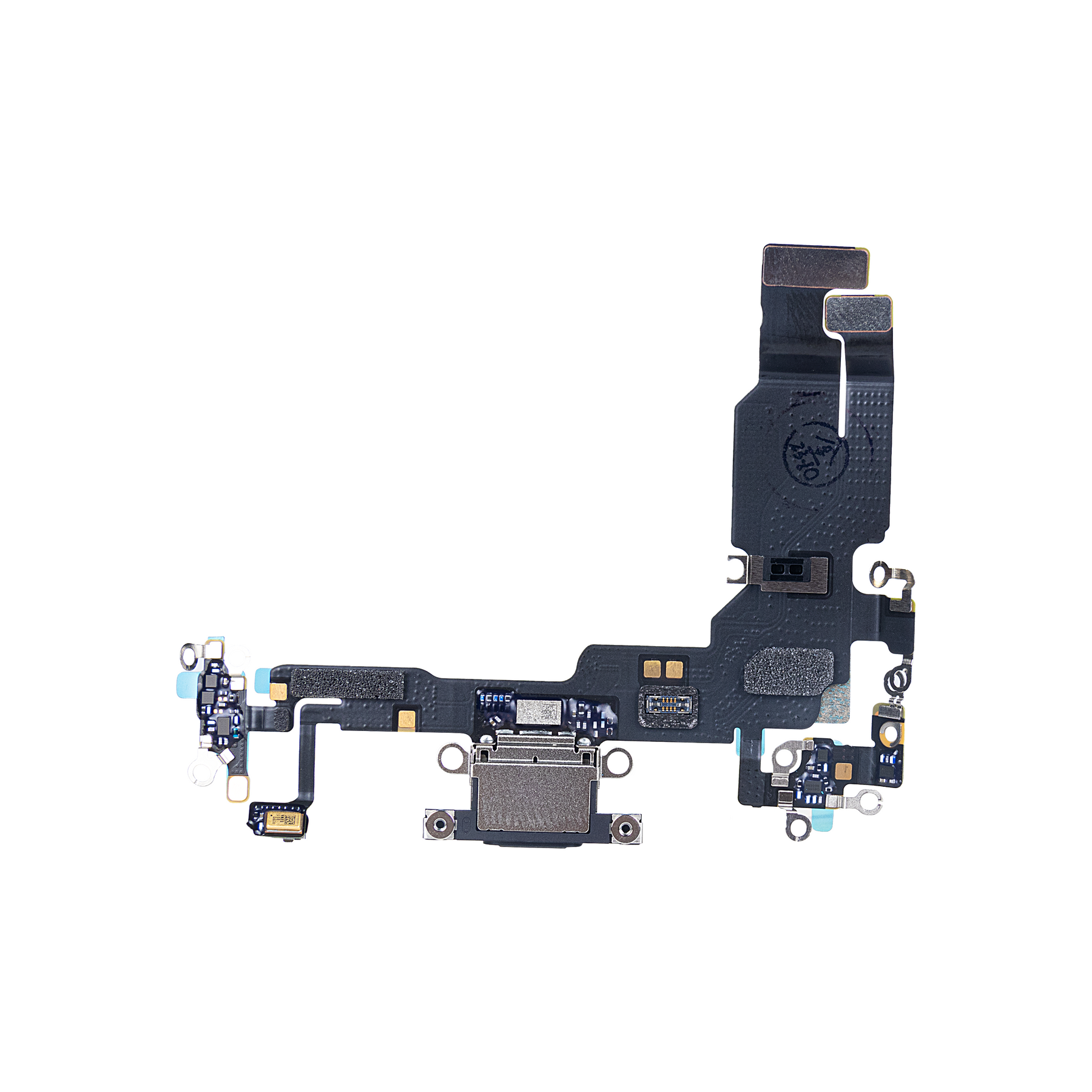 For iPhone 15 System Charging Board Black