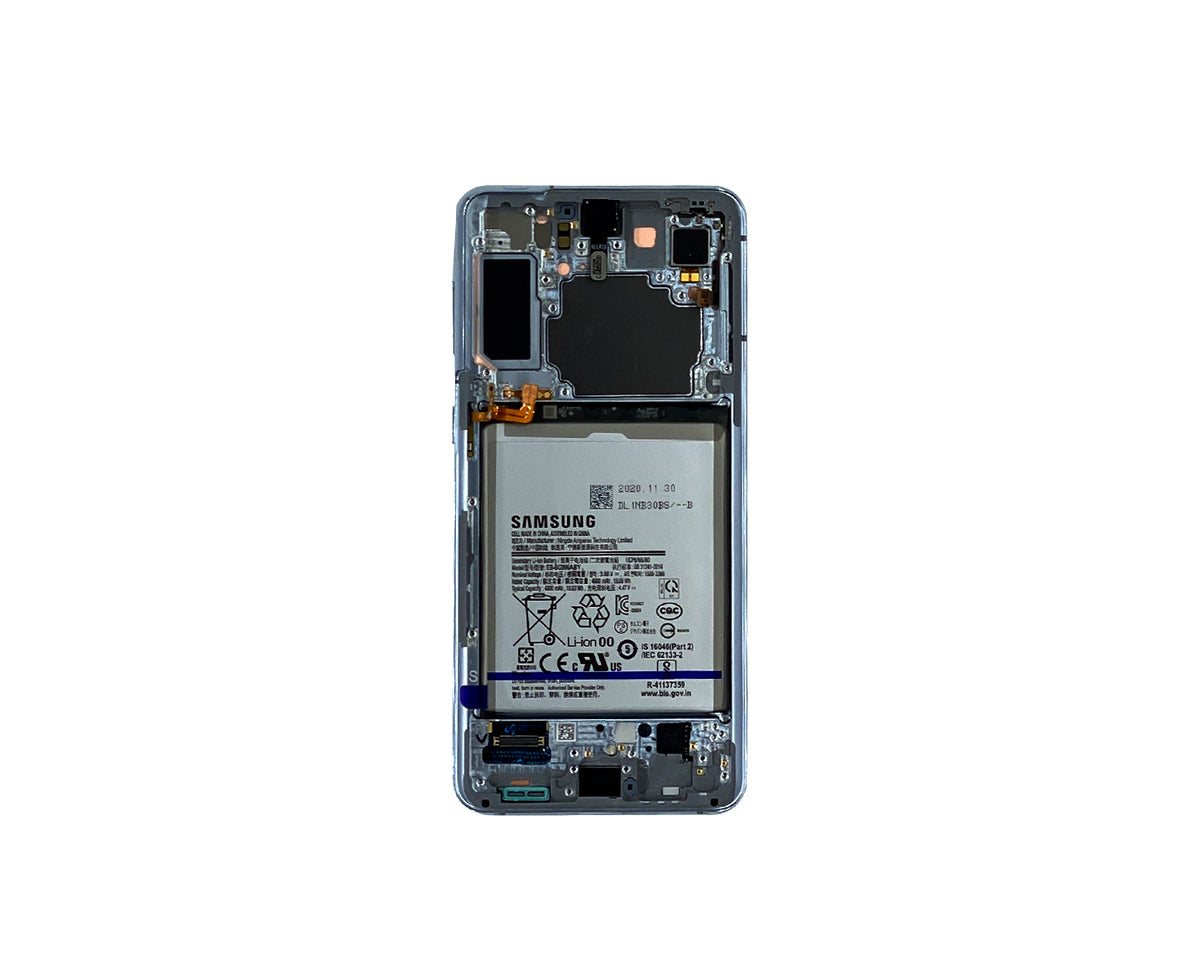 Samsung Galaxy S21 Plus 5G G996B Display and Digitizer Complete Phantom Silver Incl Batt. (SP)