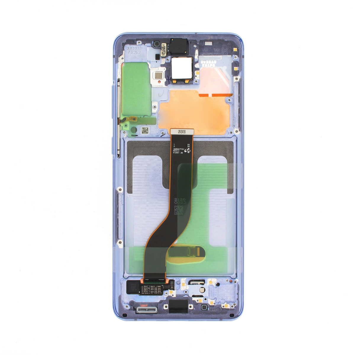 Samsung Galaxy S20 G980F, S20 5G G981F Display and Digitizer Complete Without Camera Cloud Blue Service Pack