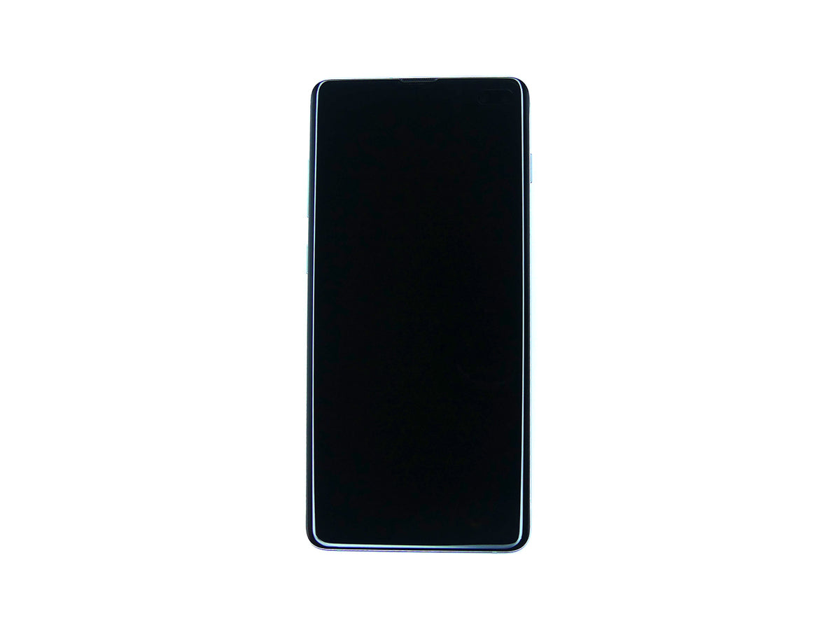 Samsung Galaxy S10 Plus G975F Display And Digitizer With Frame Prism White Service Pack